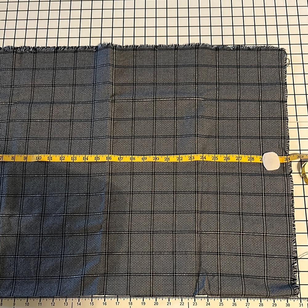 Sparkley plaid cotton fabric